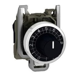 Cabeza potenciómetro negro ø 22 - eje de 6,35 mm ref. ZB4BD922 Schneider Electric [PLAZO 3-6 SEMANAS]