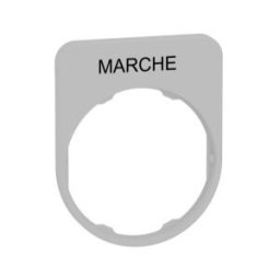 PLACA INSCRIP.FLUSH 30x40MM MARCHE" COL.BL." ref. ZBYFP2103C1 Schneider Electric [PLAZO 3-6 SEMANAS]