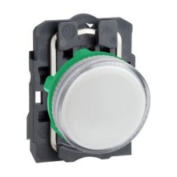 Piloto luminoso ø 22 - blanco - lámpara ba9s - 250 v ref. XB5AV61 Schneider Electric [PLAZO 3-6 SEMANAS]