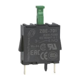 Bloque de contacto para cabeza ø22 1NA pins para placa de circuito impreso ref. ZBE701 Schneider Electric [PLAZO 3-6 SEMANAS]
