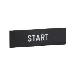 Etiqueta marcada 8 x 27 mm para porta-etiqueta 30 x 40 mm - start ref. ZBY02303 Schneider Electric [PLAZO 3-6 SEMANAS]