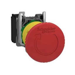 parada de emergencia Ø22 - cabeza seta Ø40 - girar para desenclavar 1NC ref. XB4BS8442 Schneider Electric [PLAZO 3-6 SEMANAS]