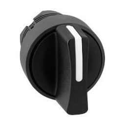 Schneider Cabeza selector m.corta negra 3f cent. Ref. ZB5AD5 Precio 9,614€.