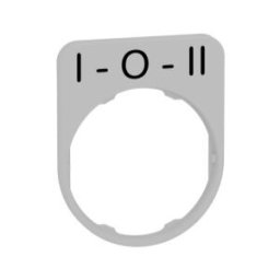 PLACA INSCRIP.FLUSH 30x40MM I-O-II" COL.BL." ref. ZBYFP2186C1 Schneider Electric [PLAZO 3-6 SEMANAS]