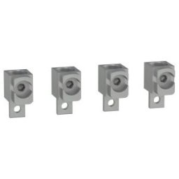 Schneider Electric aluminium bare cable connectors, Compact NSX, for 1 cable 120 mm² to 240 mm², 250 A, set of 4 parts ref. LV429245 Schneider Elec