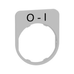 PLACA INSCRIP.FLUSH 30x40MM O-I" COL.BL." ref. ZBYFP2178C1 Schneider Electric [PLAZO 3-6 SEMANAS]
