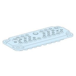 Placa pasacables con membranas 35 entradas ref. 8896 Schneider Electric [PLAZO 3-6 SEMANAS]