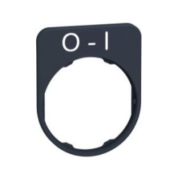 PLACA INSCRIP.FLUSH 30x40MM O-I"" ref. ZBYFP2178 Schneider Electric [PLAZO 3-6 SEMANAS]