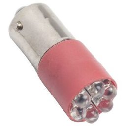 Lámpara led roja con base - BA9s - 24-28V AC/DC ref. 6508805210 Schneider Electric [PLAZO 3-6 SEMANAS]