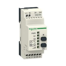 Receptor programable - 2 relés - 24..240 V AC/DC - 2 pulsadores - 6 leds ref. ZBRRD Schneider Electric [PLAZO 3-6 SEMANAS]