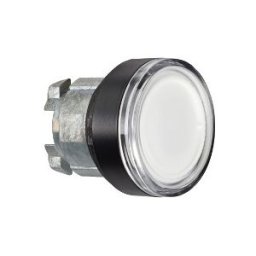 Cabeza pulsador luminoso blanco ø 22 para lámpara BA9s ref. ZB4BW317 Schneider Electric [PLAZO 3-6 SEMANAS]