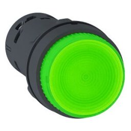 Pulsador luminoso - Lámpara- de impulso -1NO - Verde - 230v ref. XB7NW3361 Schneider Electric [PLAZO 3-6 SEMANAS]