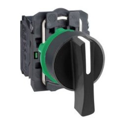 Selector negro ø 22 - maneta larga - 3 posiciones fijas - 2na ref. XB5AJ33 Schneider Electric [PLAZO 3-6 SEMANAS]
