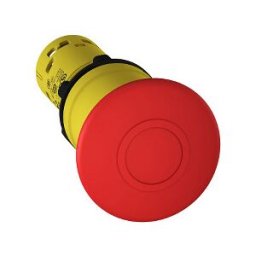 Parada de emergencia Ø 22 - rojo - pulsador de seta Ø 40 mm - pulsar-tirar-2NC ref. XB7NT844 Schneider Electric [PLAZO 8-15 DIAS