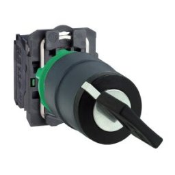 Selector negro ø 22 2 posiciones fijas - 1 na ref. XB5AG41 Schneider Electric [PLAZO 3-6 SEMANAS]