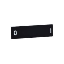 Etiqueta marcada 8 x 27 mm para porta-etiqueta 30 x 40 mm - o-i ref. ZBY02178 Schneider Electric [PLAZO 3-6 SEMANAS]