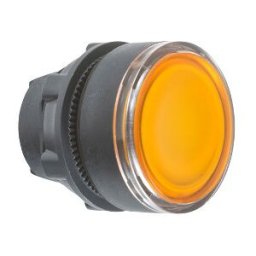 Cabeza pulsador luminoso naranja ø 22 para lámpara BA9s ref. ZB5AW35 Schneider Electric [PLAZO 3-6 SEMANAS]