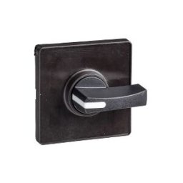 cabeza mando 60 x 60 mm - color metálico - mango negro - en blanco para grabado ref. KBD1H Schneider Electric [PLAZO 3-6 SEMANAS