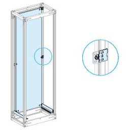 Placa soporte plena metálica, 36 módulos, alto 1.800 mm, ancho 800 mm ref. 3569 Schneider Electric [PLAZO 3-6 SEMANAS]