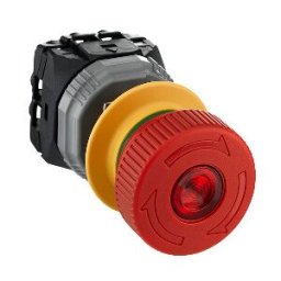 parada emerg. lumin.Ø22-cabezaØ40-2NC+1NA-girar p/desenclavar-cont. de superv. ref. XB5AS86449B4 Schneider Electric [PLAZO 8-15