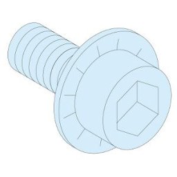 20 tornillos M6 5 12 mm para juego de barras Powerclip ref. 4158 Schneider Electric [PLAZO 3-6 SEMANAS]