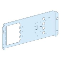 Placa soporte NSX250 horiz. fijo telemando o extraíble sobre zócalo mando maneta ref. 3032 Schneider Electric [PLAZO 3-6 SEMANAS
