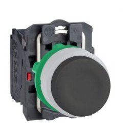 PULS.SALIENTE NEGRO 1NA CON CAP.TRANSP.COL.BL. ref. XB5AP21C1 Schneider Electric [PLAZO 3-6 SEMANAS]