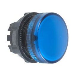 Cabeza piloto luminoso azul ø 22 para lámpara BA9s ref. ZB5AV06 Schneider Electric [PLAZO 3-6 SEMANAS]