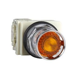 pulsador luminoso ámbar Ø30 - 1NANC - 120V ref. 9001K3L1AH13 Schneider Electric [PLAZO 3-6 SEMANAS]