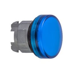 cabeza piloto luminoso azul Ø22 lente plana ref. ZB4BV063E Schneider Electric [PLAZO 3-6 SEMANAS]