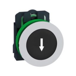 PULS.FLUSH NEGRO 1NA CON MARCAJE FLECHA COL.BL. ref. XB5FA3351C1 Schneider Electric [PLAZO 3-6 SEMANAS]