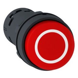 Pulsador - de impulso, rojo -NO+NC -Texto O" en blanco" ref. XB7NL4532 Schneider Electric [PLAZO 3-6 SEMANAS]
