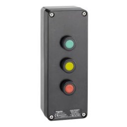 Estación de control plástica-3 agujero-pulsador Wireless y sin batería-tapa ATEX ref. XAWGR300EX Schneider Electric [PLAZO 8-15