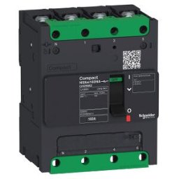 switch disconnector Compact NSXm NA, 4P, 50A rating, compression lugs and busbar connectors ref. LV426660 Schneider Electric [PL