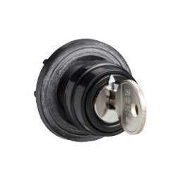 cabeza mando 60 x 60 mm - color negro - llave - en blanco para grabado ref. KAD1Z Schneider Electric [PLAZO 3-6 SEMANAS]