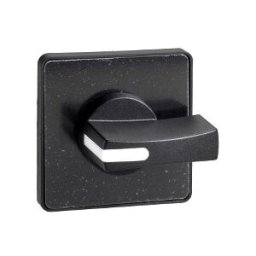 cabeza mando 45 x 45 mm - negro - maneta negro - en blanco para grabado ref. KAG3H Schneider Electric [PLAZO 3-6 SEMANAS]