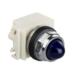 piloto luminoso Ø30 - azul - lámpara BA 9 s - 380 V ref. 9001KP5L9 Schneider Electric [PLAZO 3-6 SEMANAS]