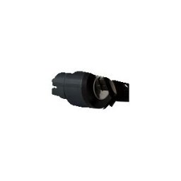 Cabeza selector llave 458a con embellecedor metal negro ø22 2 posiciones fijas ref. ZB4BG2107 Schneider Electric [PLAZO 8-15 DIA