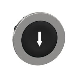 CABEZA PULS.FLUSH NEGRO CON MARCAJE FLECHA ref. ZB4FA335 Schneider Electric [PLAZO 3-6 SEMANAS]