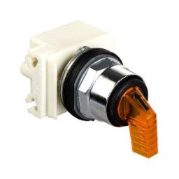 selector luminoso ámbar Ø30 - 3 posiciones fijas 24V AC/DC ref. 9001K43J35LYFA Schneider Electric [PLAZO 3-6 SEMANAS]