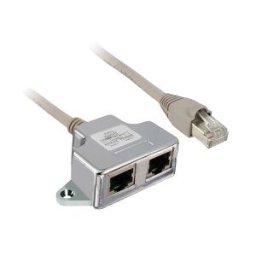 Derivación t" Modbus-1 x RJ45 macho y 2 x RJ45 hembra-cable 0 ref. VW3A8306TF03 Schneider Electric [PLAZO 3-6 SEMANAS]