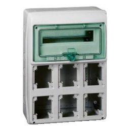 Cofret Kaedra - para tomas aliment. - 340 x 460 mm - 13 módulos - 6 aperturas ref. 13181 Schneider Electric [PLAZO 3-6 SEMANAS]