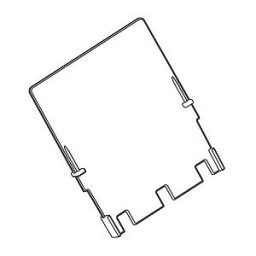 partition plate XALF for XALF power socket - mounting accessories ((*)) ref. XALFZ1 Schneider Electric [PLAZO 3-6 SEMANAS]