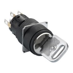 selector llave 132 circular negro Ø16 - 3 posiciones fijas - 2NANC ref. XB6EAG232P Schneider Electric [PLAZO 3-6 SEMANAS]