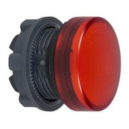 Cabeza piloto luminoso rojo ø 22 para lámpara BA9s ref. ZB5AV04 Schneider Electric [PLAZO 3-6 SEMANAS]