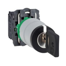 SELECTOR LLAVE 455 3 POS.FIJAS 2NA COL.BL. ref. XB5AG03C1 Schneider Electric [PLAZO 3-6 SEMANAS]