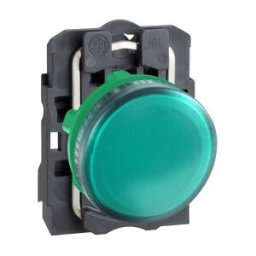 Piloto luminoso ø 22 - verde - lámpara ba9s - 250 v ref. XB5AV63 Schneider Electric [PLAZO 3-6 SEMANAS]