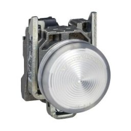 Piloto luminoso ø 22 - blanco - lámpara ba9s - 250 v ref. XB4BV61 Schneider Electric [PLAZO 3-6 SEMANAS]