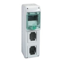 Cofret Kaedra - para tomas aliment - 138 x 460 mm - 5 módulos - 2 aperturas ref. 13178 Schneider Electric [PLAZO 3-6 SEMANAS]