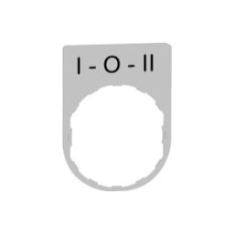 PLACA INSCRIP.30x40MM I-O-II" COL.BL." ref. ZBYP2186C1 Schneider Electric [PLAZO 3-6 SEMANAS]